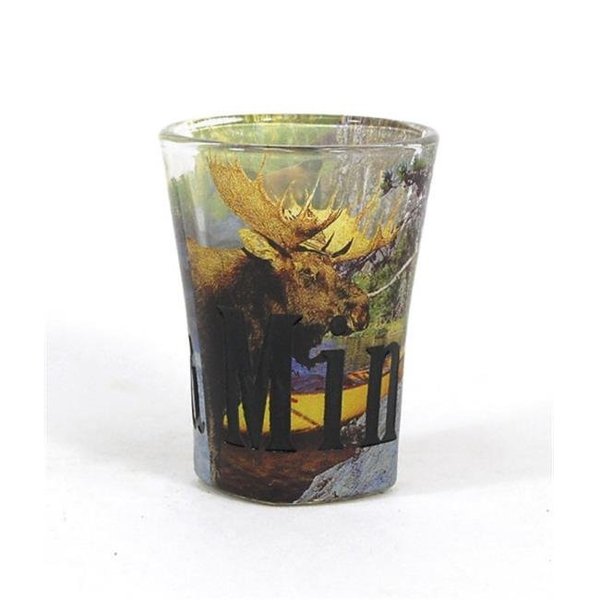 Americaware Americaware SGMNN01 Minnesota Full Color  Etched  Shot Glass SGMNN01